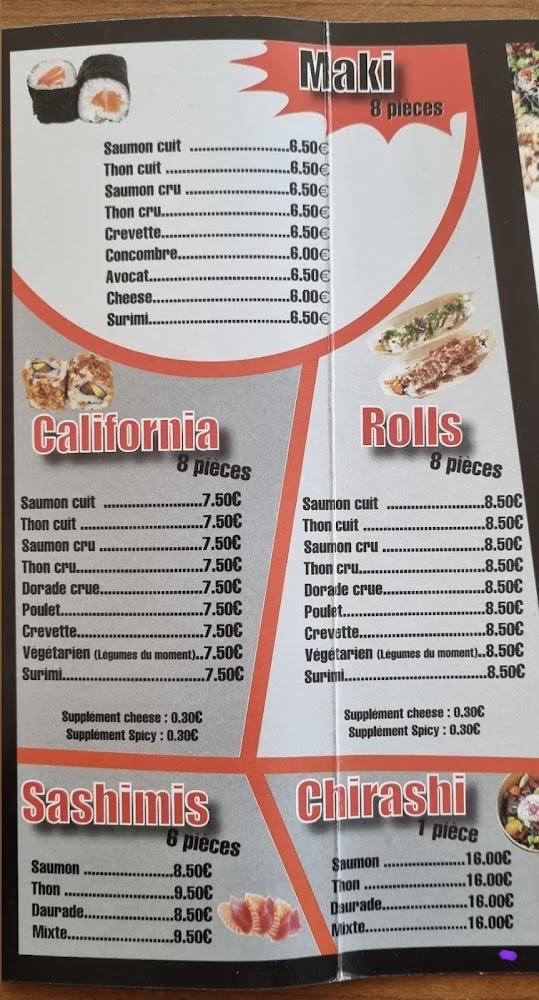 Yin Yang Sushi's - Menu Image 1