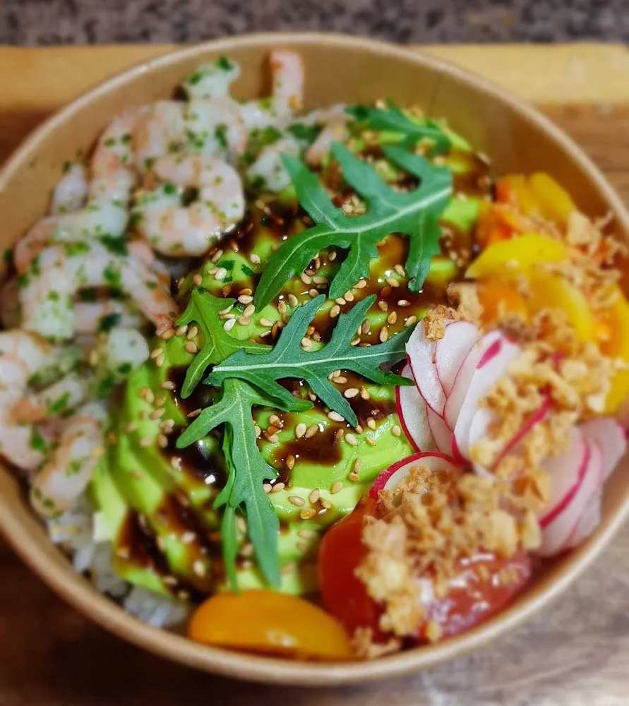 Poke Bowl Crevettes Avocat